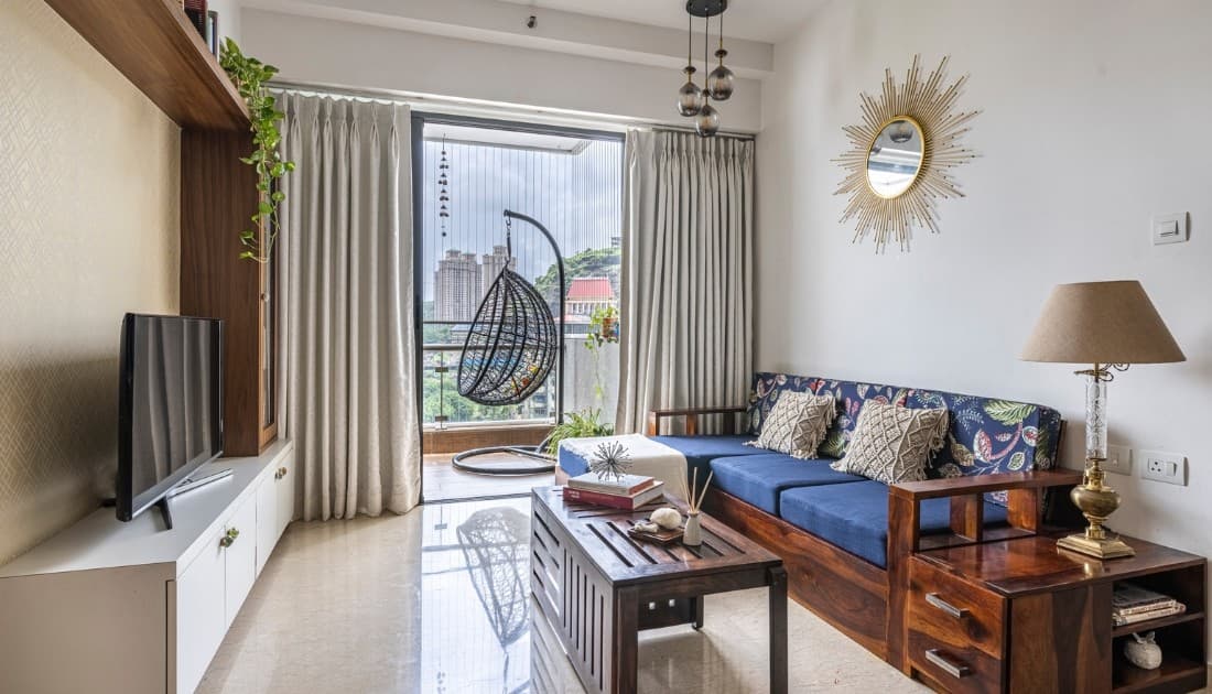 Mẫu thiết kế nội thất phòng khách nhỏ mang đậm dấu ấn Bắc Âu