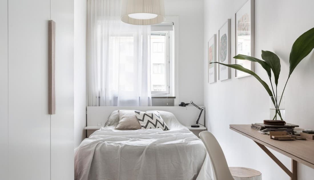 Mẫu thiết kế nội thất phòng ngủ nhỏ diện tích 5m2 siêu mini