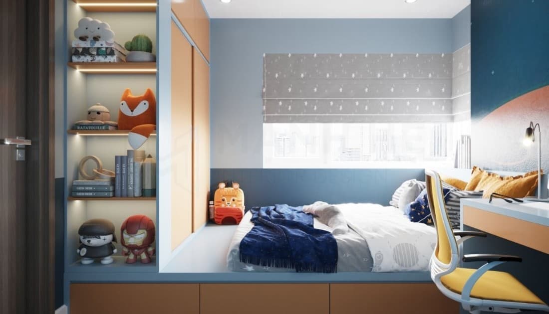 Mẫu thiết kế nội thất phòng ngủ nhỏ diện tích đẹp