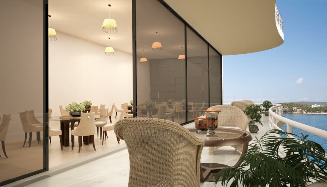 Đảm bảo góc nhìn từ quán cafe có thể nhìn bao quát ra biển và mang tới khách hàng trải nghiệm ấn tượng và thu hút