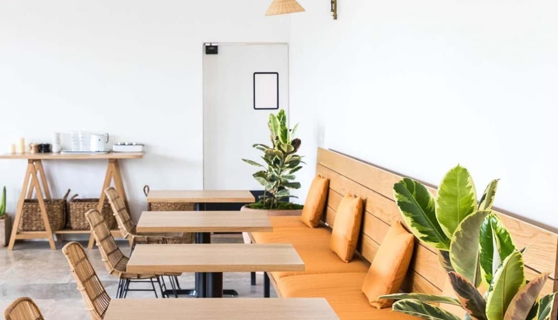 Thiết kế quán cafe ngang 5m phong cách Bắc u gần gũi