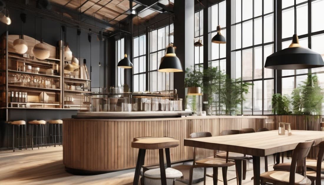 Quán cafe sẽ tạo cảm giác gần gũi nếu bạn biết kết hợp với không gian xanh cây cối và ánh sáng thiên nhiên