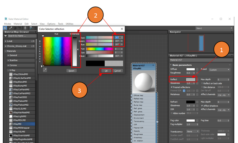 Vật liệu tường 3dmax