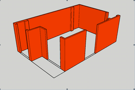 Thực hành tạo Face trong Sketchup