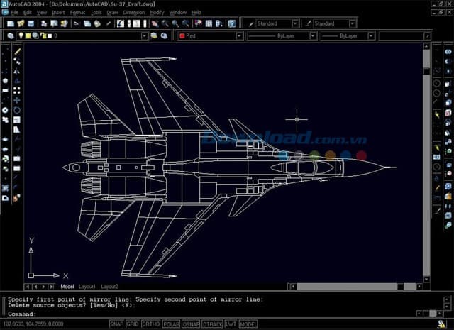 Các lệnh tắt cơ bản trong Autocad