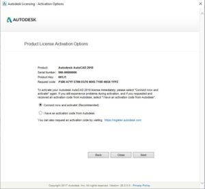 autodesk autocad electrical 2018 product license activation