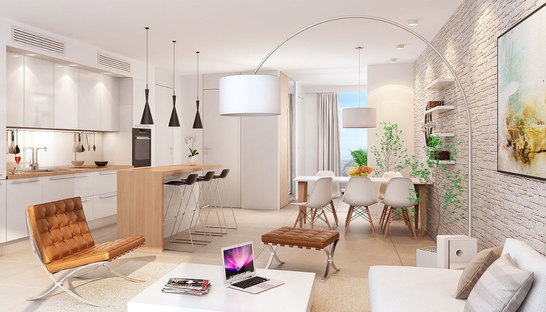 Thiết kế nội thất chung cư 50m2 phong cách tối giản cực tinh tế