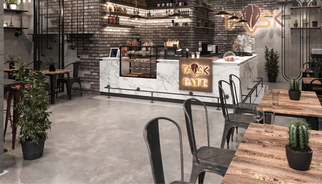 Giới thiệu về thiết kế quán cafe phong cách Industrial
