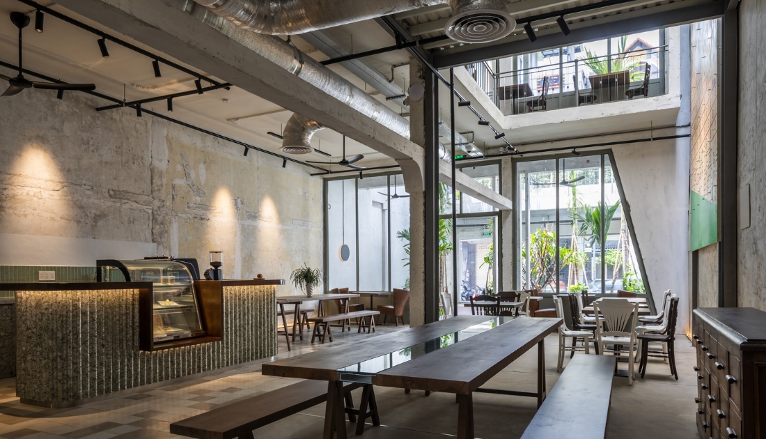 Khi lựa chọn phong cách thiết kế quán cafe Industrial Style cần lưu ý gì?