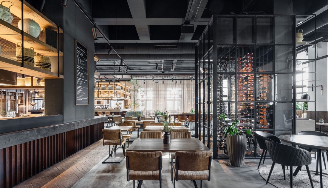 Ý tưởng thiết kế quán cafe phong cách Industrial phóng khoáng