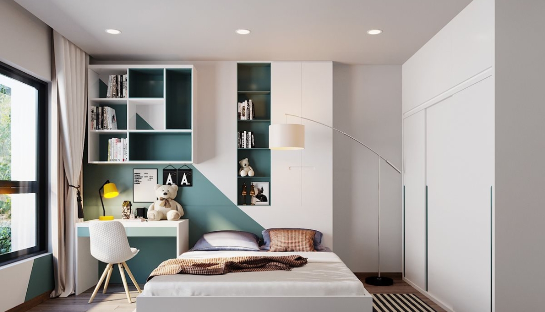 Phong cách Minimalism luôn có chỗ đứng không thể thay thế trong những mẫu thiết kế nội thất phòng ngủ 15m2
