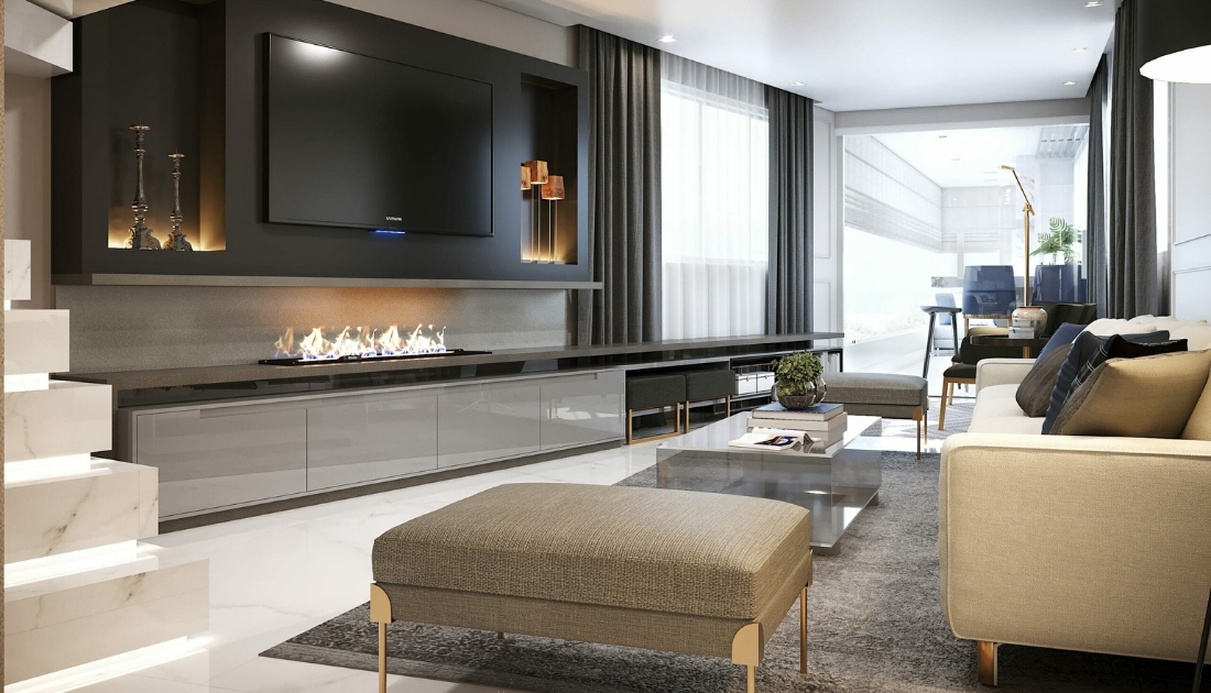 Ấn tượng với thiết kế nội thất căn hộ 55m2 đẹp theo phong cách hiện đại