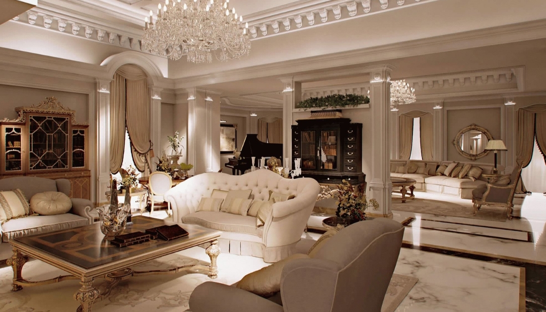 Ý tưởng thiết kế nội thất căn hộ 55m2 đẹp theo phong cách Luxury